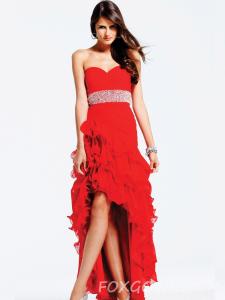 red-sweetheart-high-low-cocktail-dress